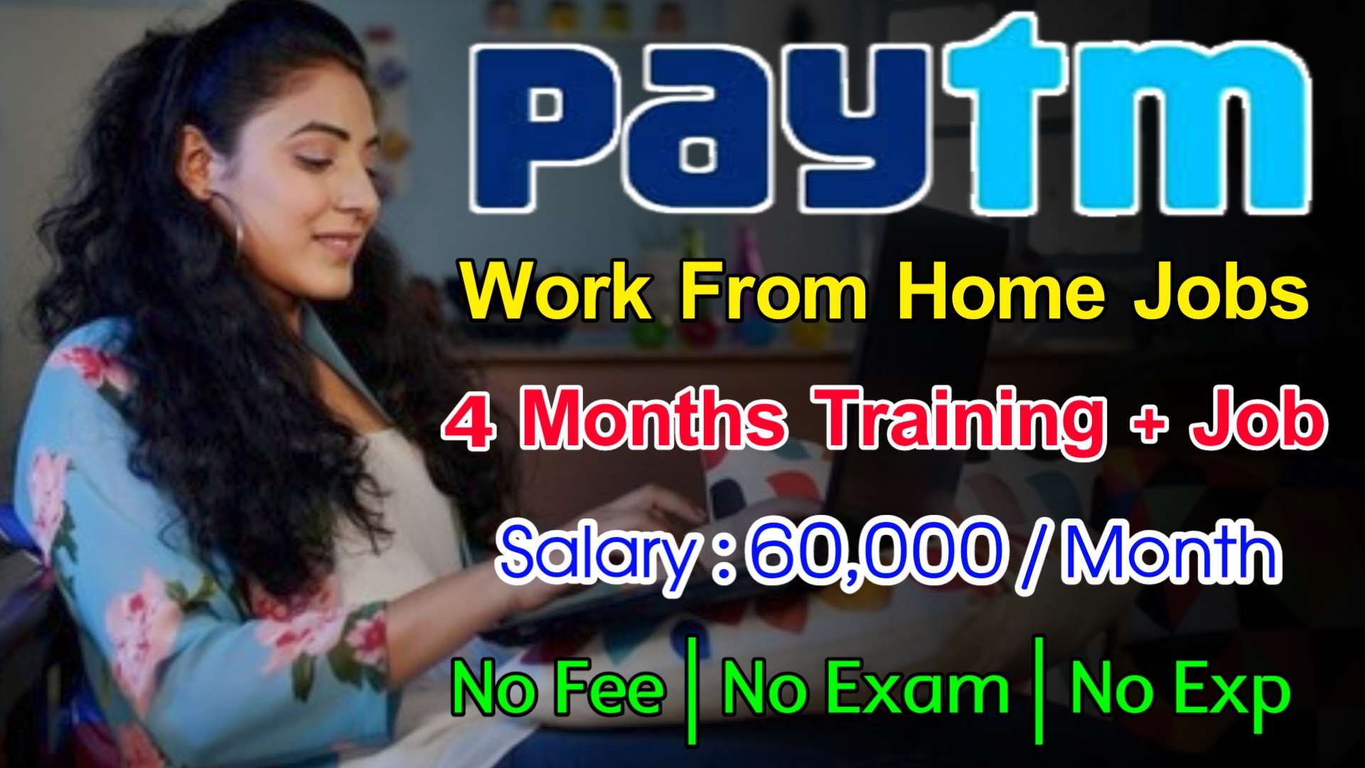 Latest Paytm Recruitment 2024 | Jobs For Freshers | Work From Home Jobs