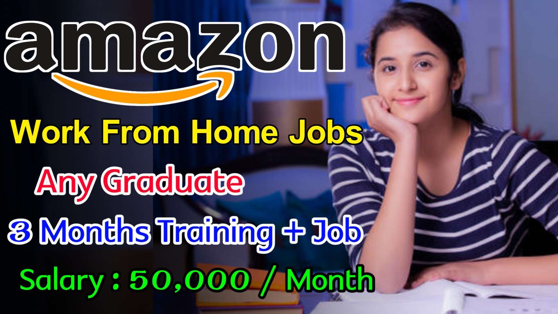 Latest Amazon Recruitment 2024 | Jobs For Freshers | Work From Home Jobs