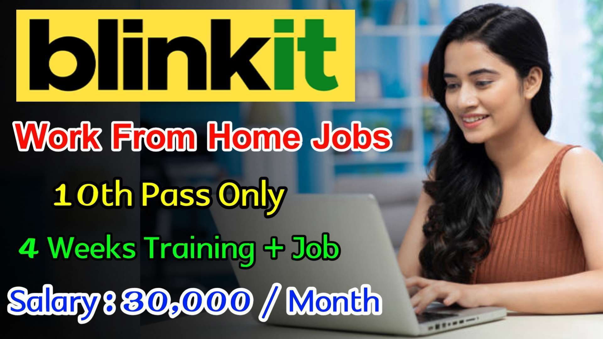 Latest Blinkit Recruitment 2024 | Jobs For Freshers | Work From Home Jobs