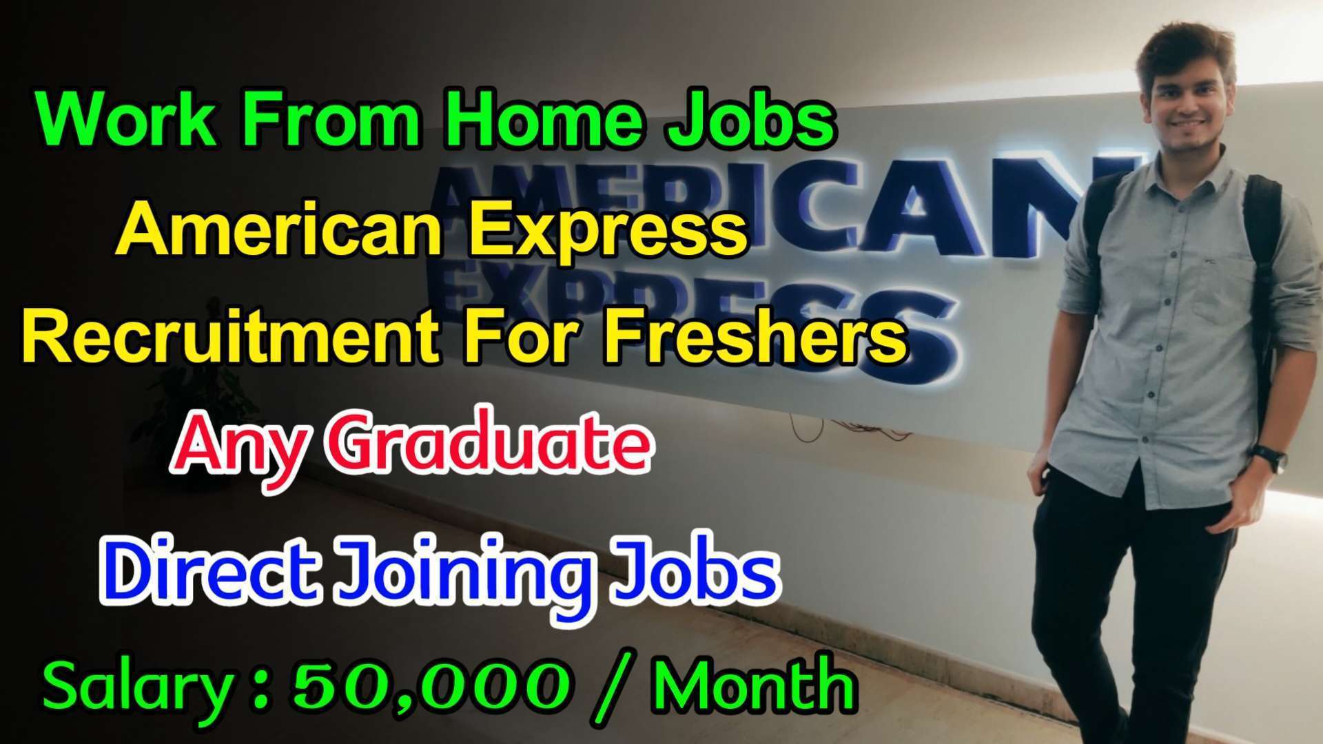 Latest American Express Recruitment 2024 | Work From Home Jobs