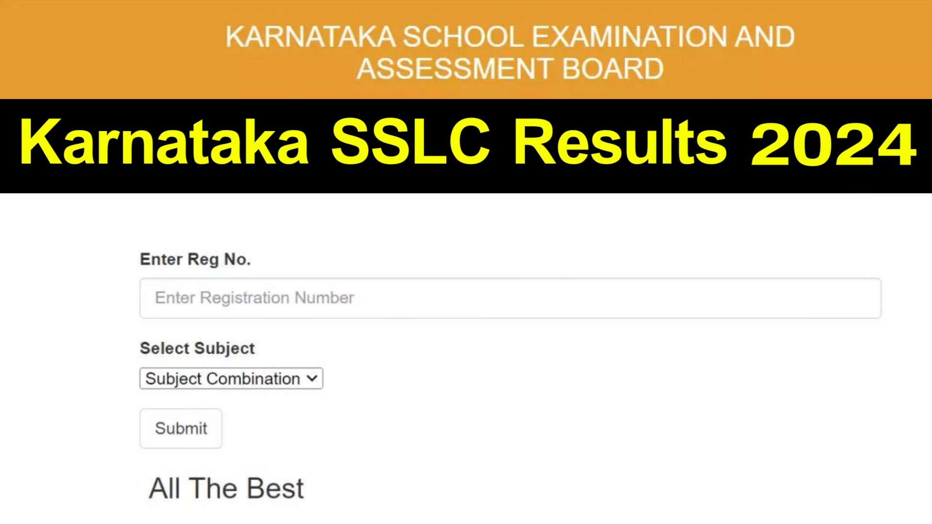 Karnataka SSLC Results  2024 Official Link| KSEAB SSLC Results 2024