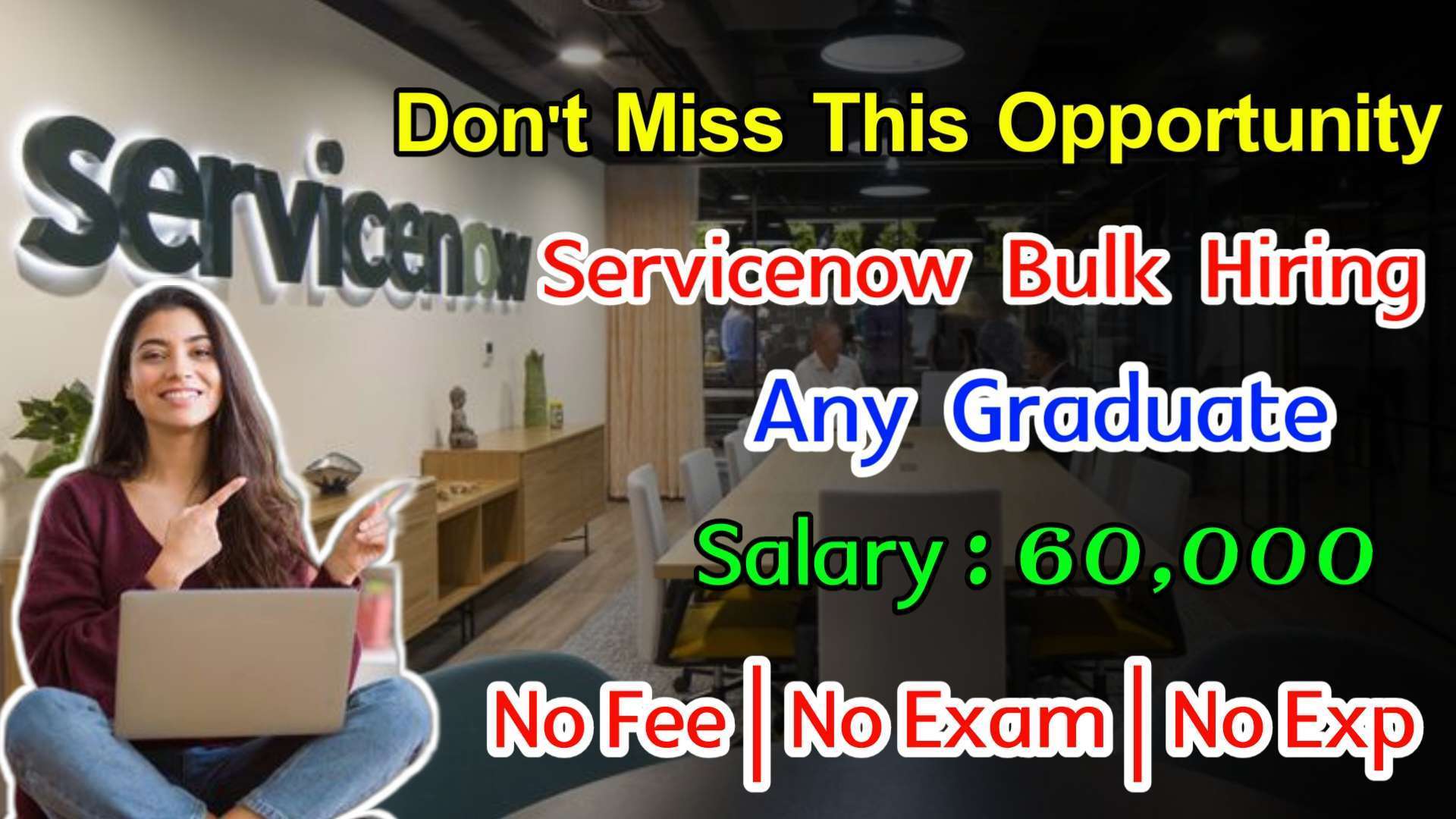 Latest Servicenow Recruitment 2024 | Jobs For Freshers