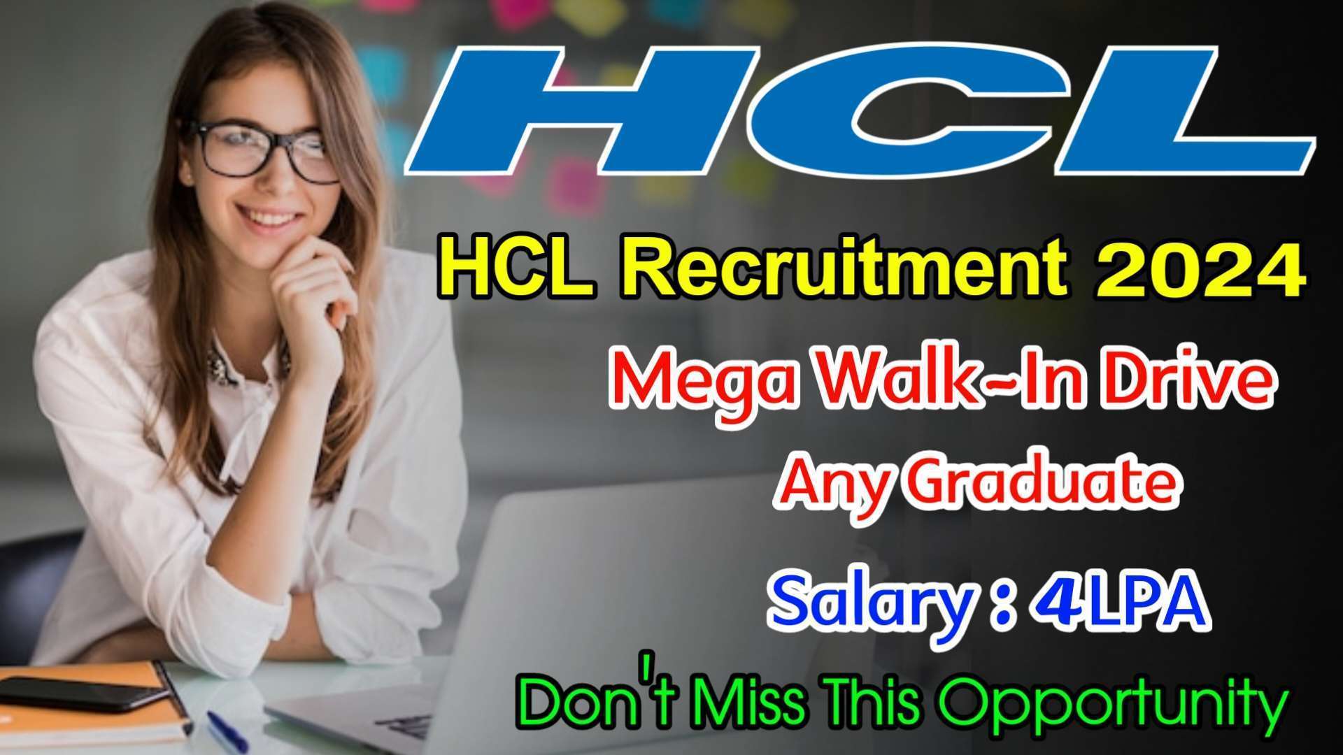 Latest HCL Recruitment 2024 | Jobs For Freshers - Mohan Careers