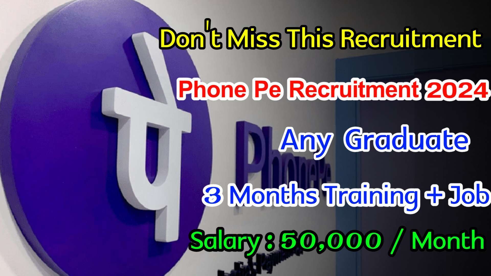 Latest Phone Pe Recruitment 2024 | Jobs For Freshers