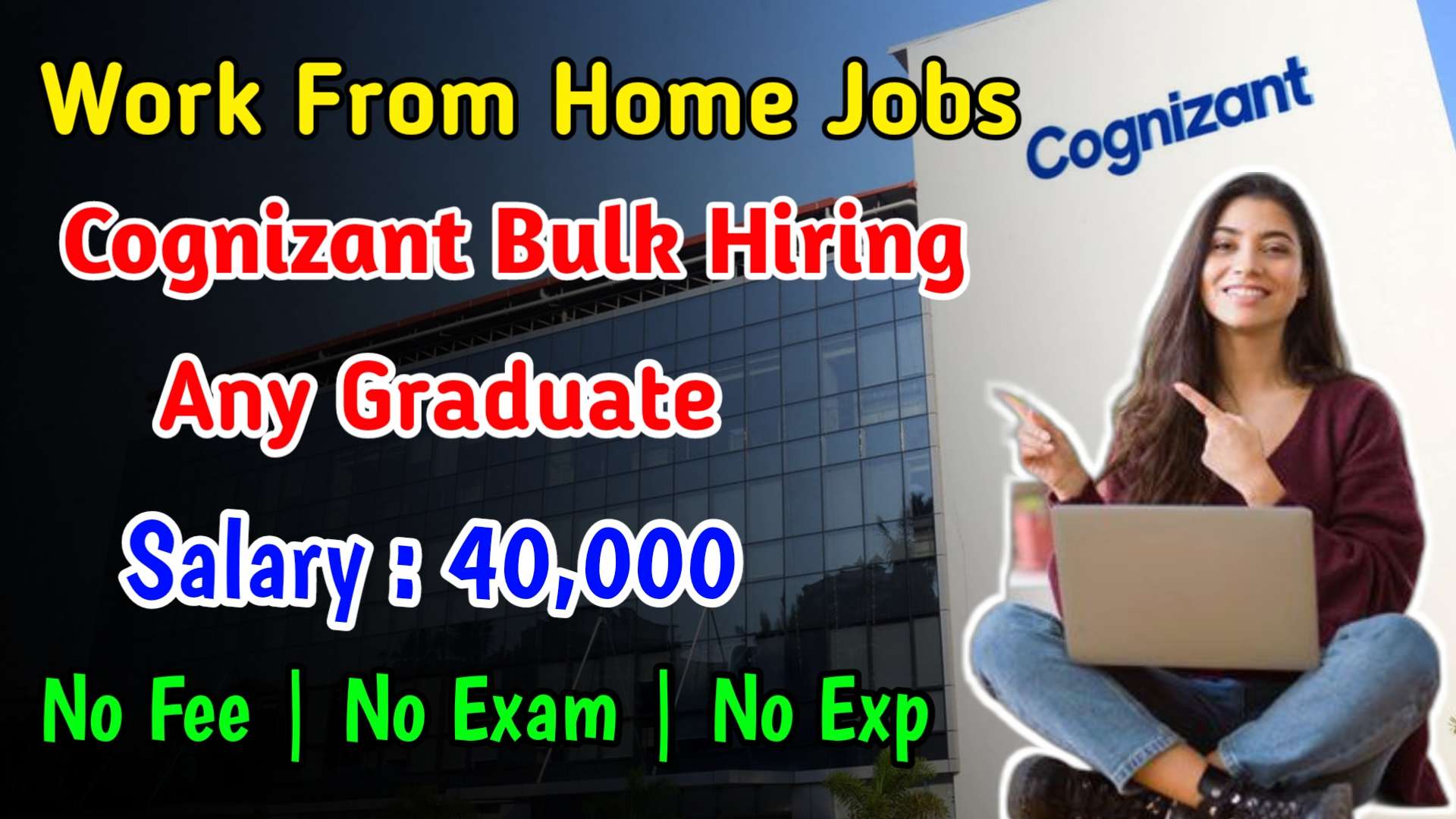 Latest Cognizant Recruitment 2024 | Work From Home Jobs