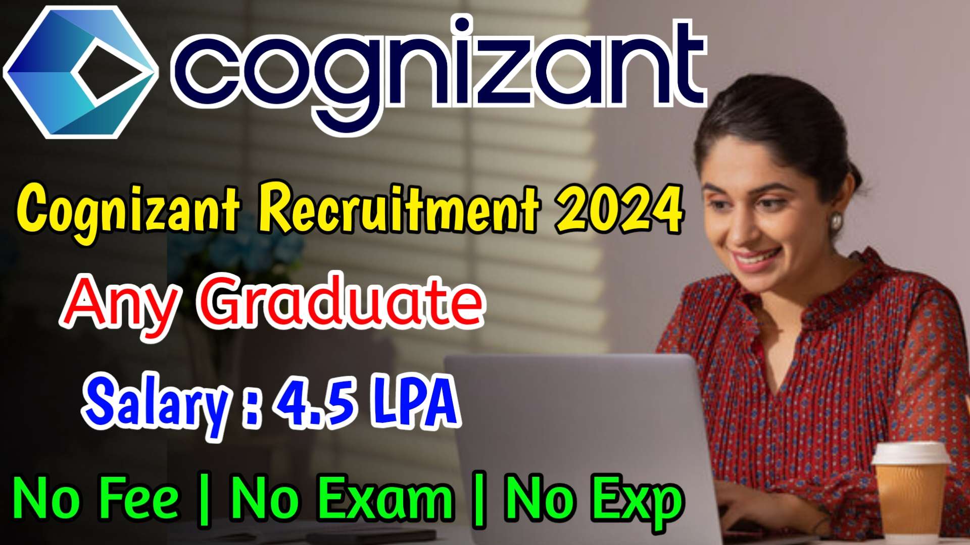 Latest  Cognizant Recruitment 2024 | Jobs For Freshers