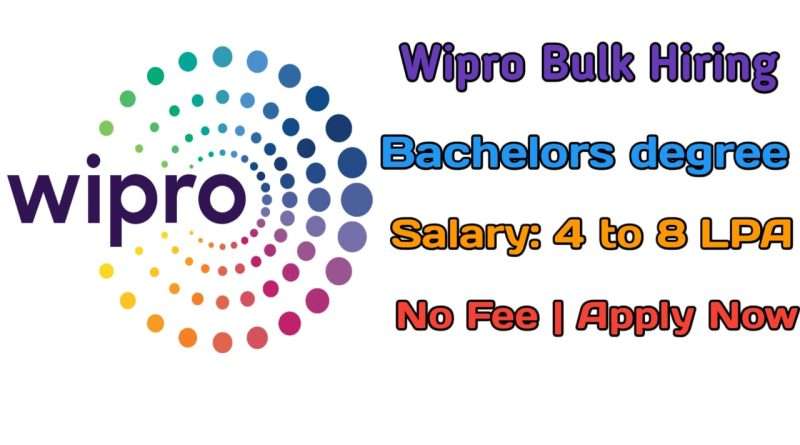 Wipro Is Hiring for Developer Role