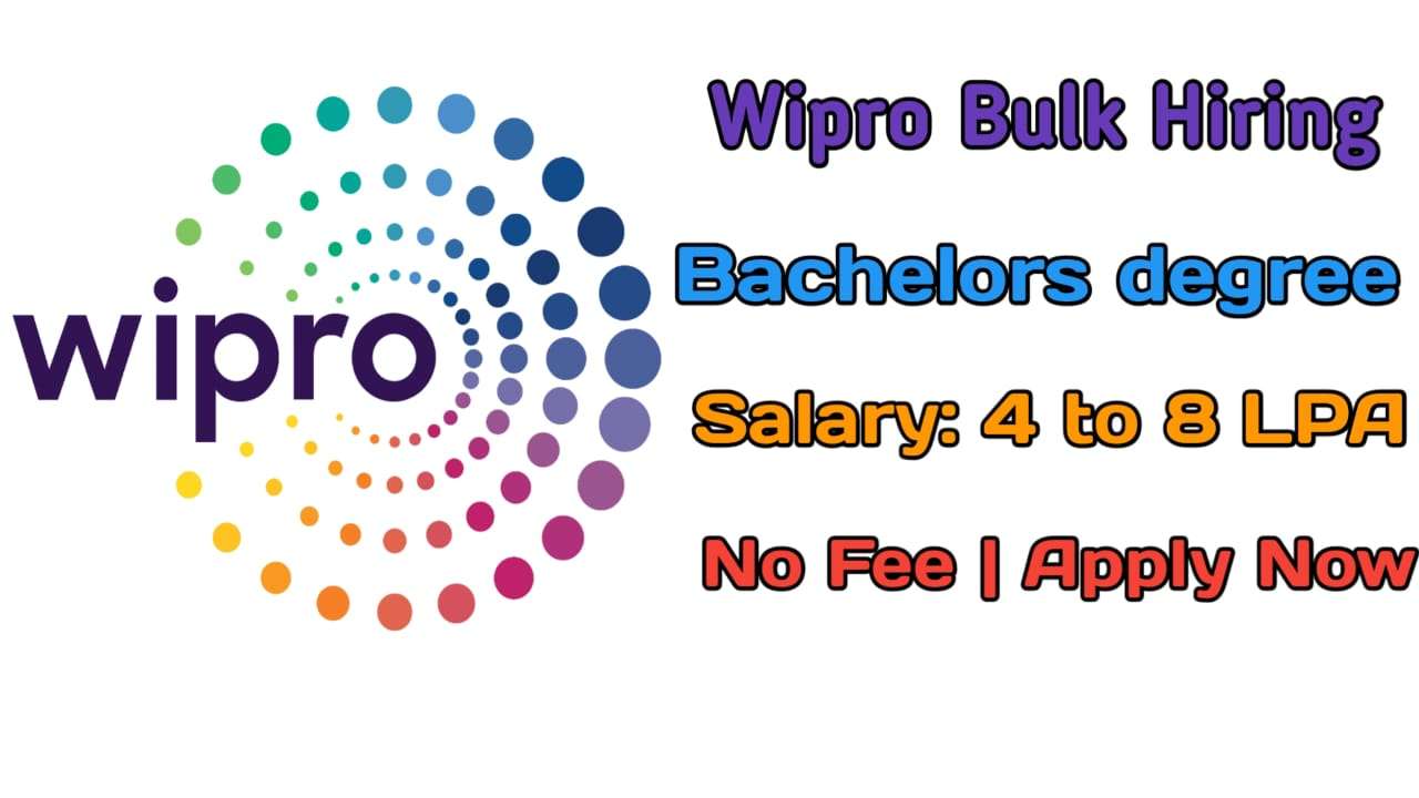 Wipro Is Hiring for Developer Role