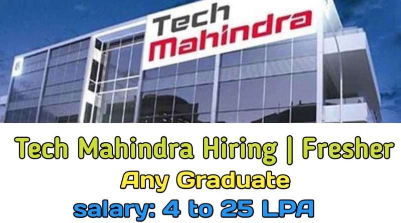 Tech Mahindra Recruitment Drive