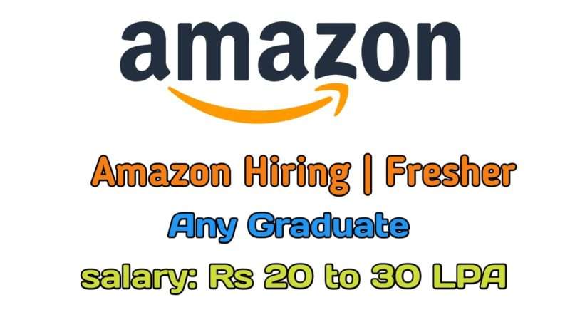 Amazon Recruitment 2025