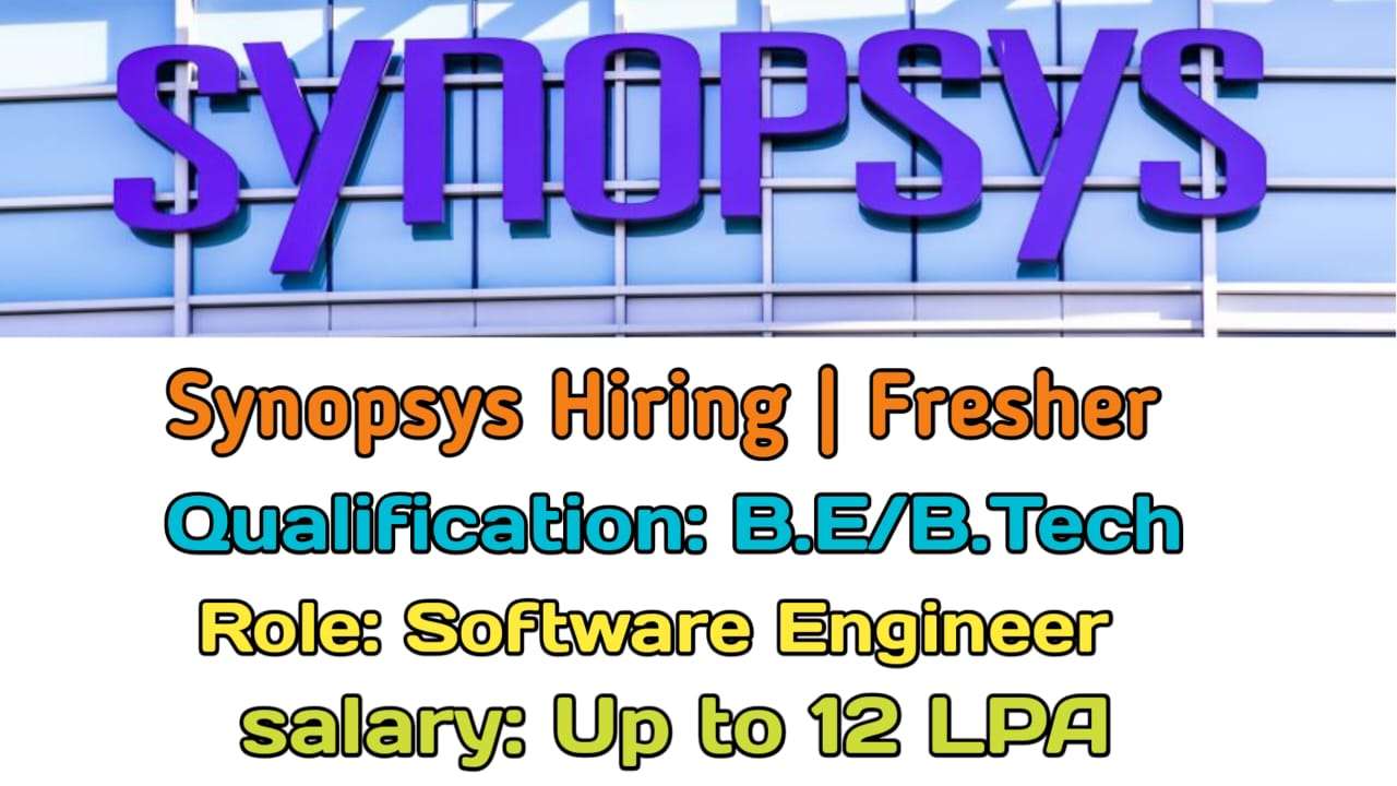 Synopsys Recruitment 2025