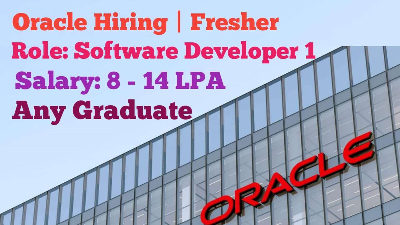 Oracle is Hiring Software Developers – Apply Now!