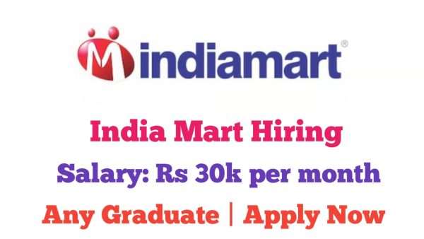 IndiaMart Mass Hiring Freshers for Associate Role | WFH Job