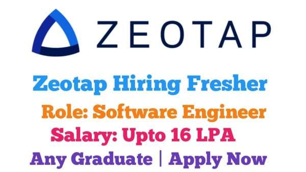 Zeotap is Hiring Freshers for Software Engineer – Backend | Apply Now